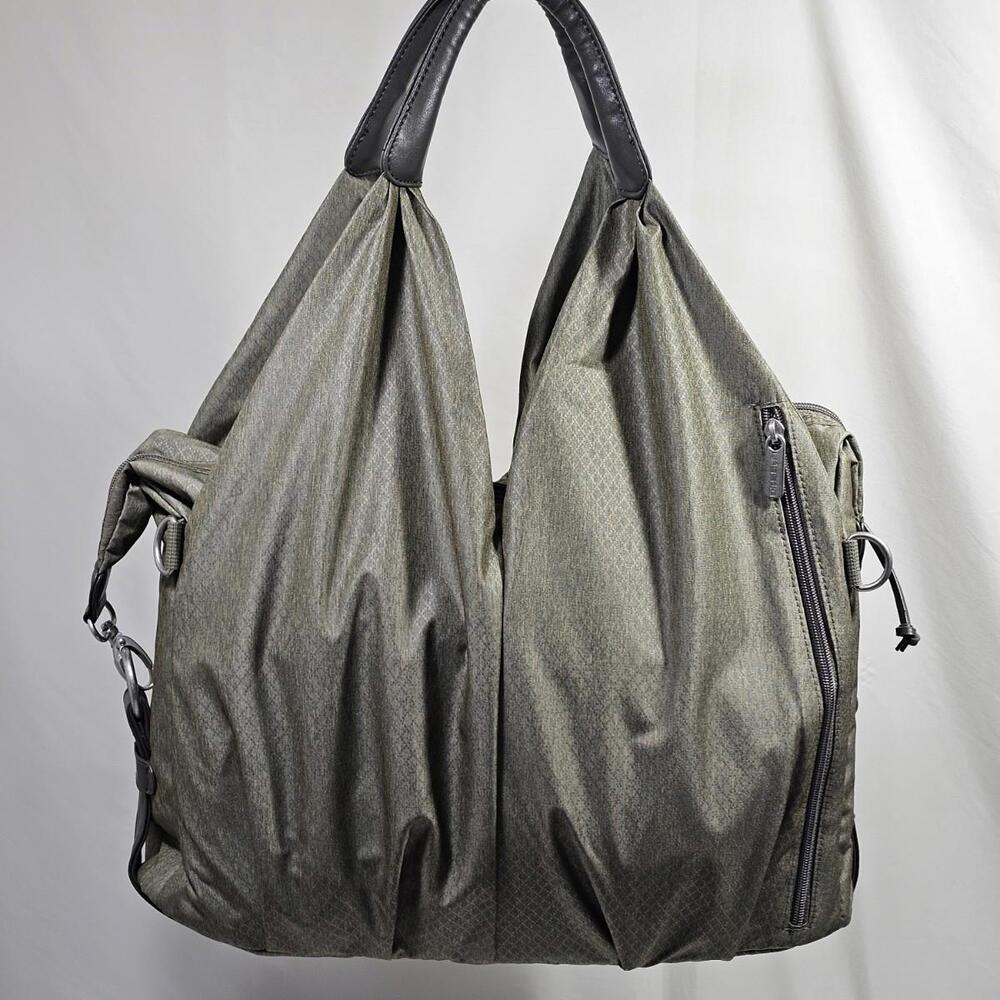 Lassig Green Label Neckline Recycled Materials Diaper Bag Tote With Accessories